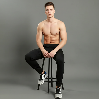 Men’s Performance Jogger Pants Athletic Running Fitness Activewear