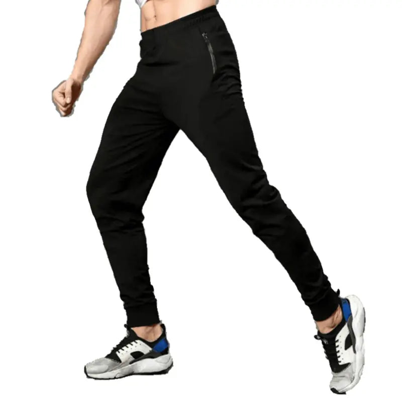 Men’s Performance Jogger Pants Athletic Running Fitness Activewear
