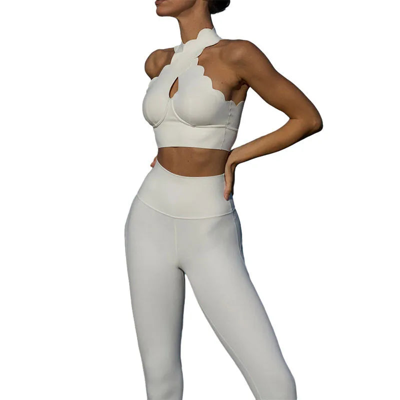 Breathable Bra Lace Activewear Set for Women